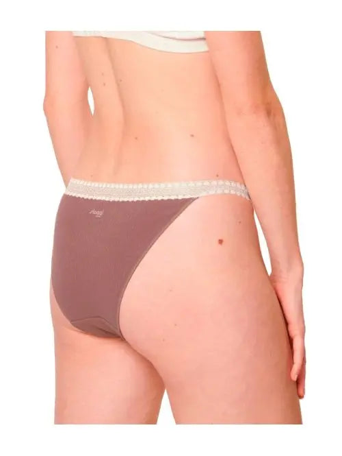 SLOGGI GO RIBBED Tanga (x2) par • accessoire, beau, Lingerie, mode, NEW