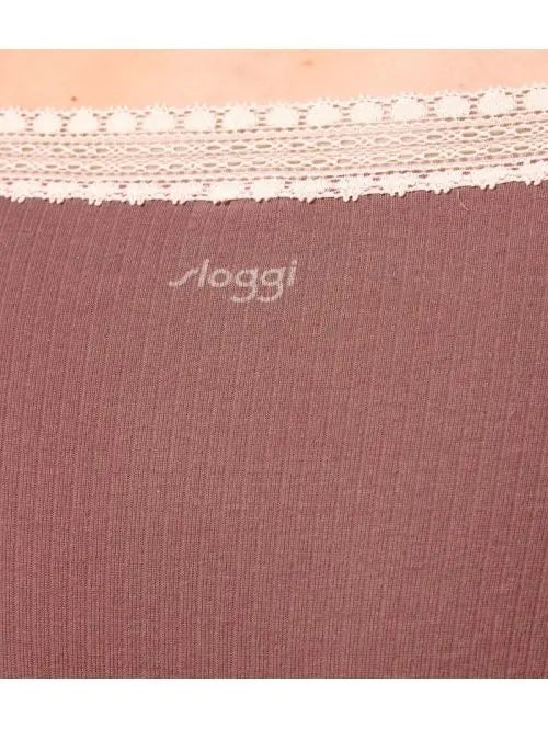 SLOGGI GO RIBBED Tanga (x2) par • accessoire, beau, Lingerie, mode, NEW