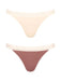 SLOGGI GO RIBBED Tanga (x2) par • accessoire, beau, Lingerie, mode, NEW