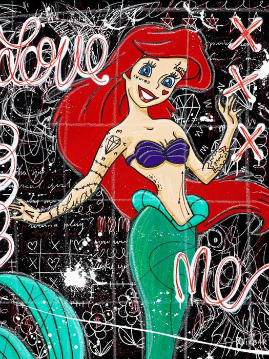 Eyefood Factory - Décoration Murale - SWIMMING by Onizbar - 60X45cm - Premier ÉTAGE