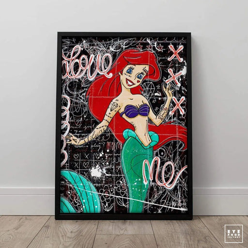 Swimming - Éditions Limitées - @trio8060, Comics, Dibond®, Girl, Love