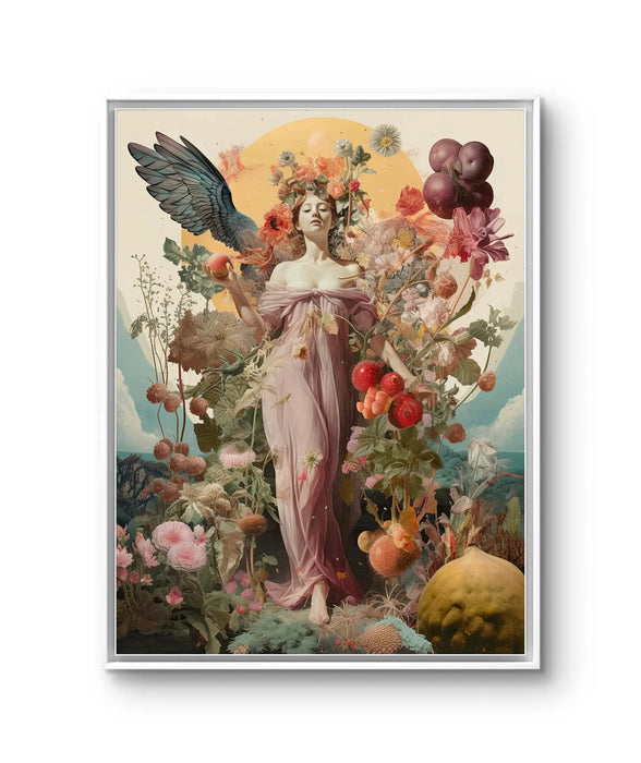 Tableau Goddess par EYEFOOD FACTORY • made in france, NEW, velours