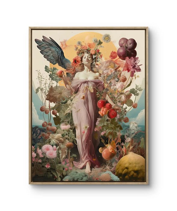 Tableau Goddess par EYEFOOD FACTORY • made in france, NEW, velours