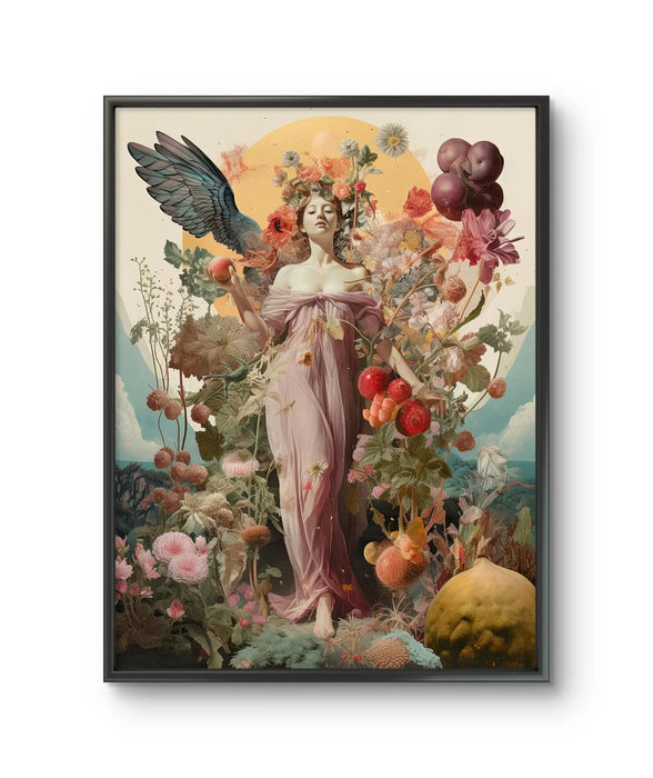 Tableau Goddess par EYEFOOD FACTORY • made in france, NEW, velours