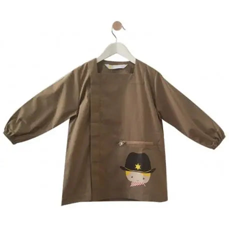 Tablier mixte MR SHERIF par PETITE SECTION • -30%, BACK TO SCHOOL, beau, blouse, camel