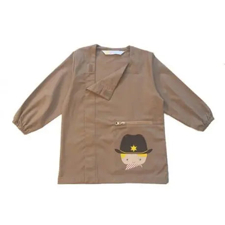 Tablier mixte MR SHERIF par PETITE SECTION • -30%, BACK TO SCHOOL, beau, blouse, camel