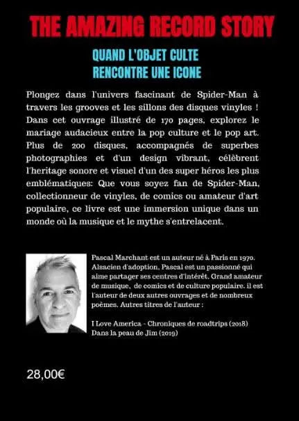 The Amazing Record Story - Livre Spider-Man par PASCAL MARCHANT • beau, bureau, CHRISTMAS, france,
