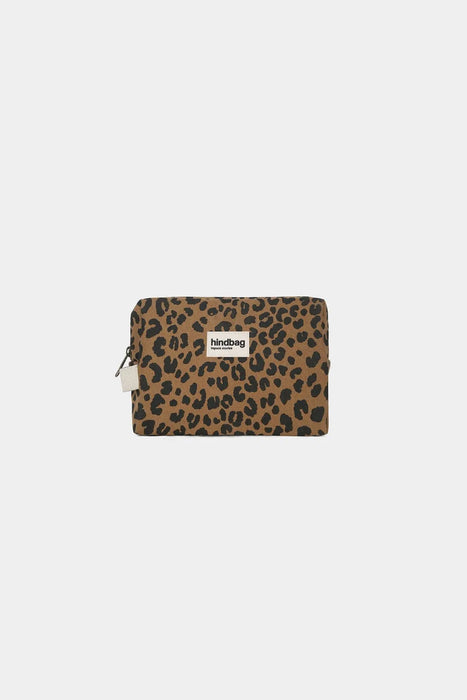 Trousse de toilette Léon Léopard Cannelle par HINDBAG • NEW