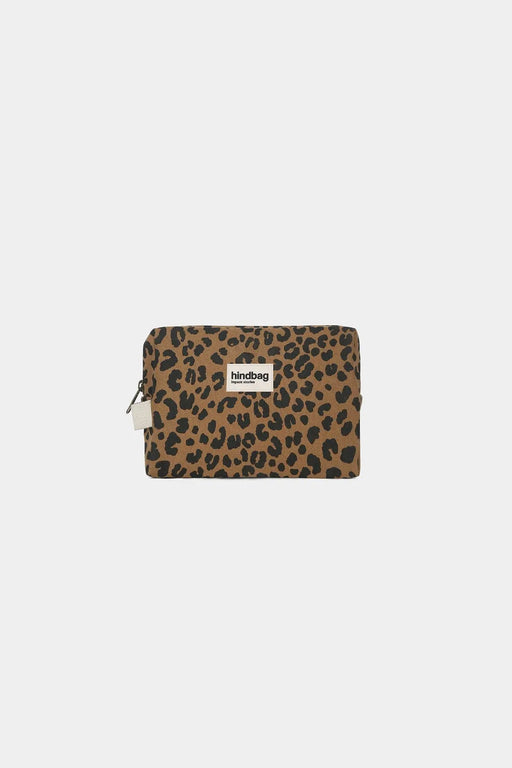 Trousse de toilette Léon Léopard Cannelle par HINDBAG • NEW