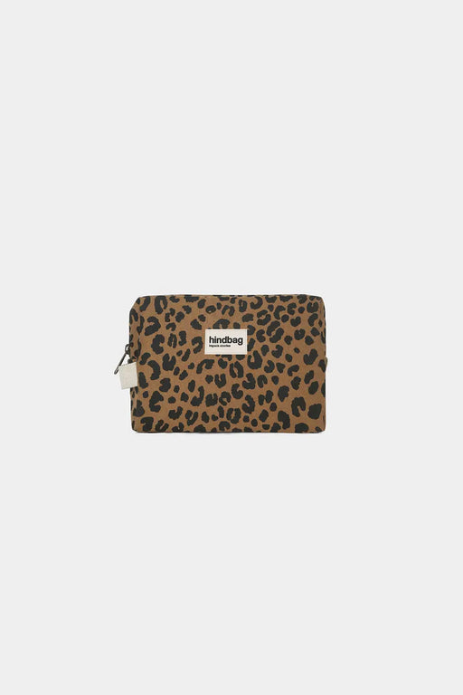 Trousse de toilette Léon Léopard Cannelle par HINDBAG • NEW