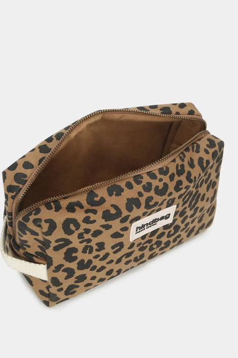 Trousse de toilette Léon Léopard Cannelle par HINDBAG • NEW