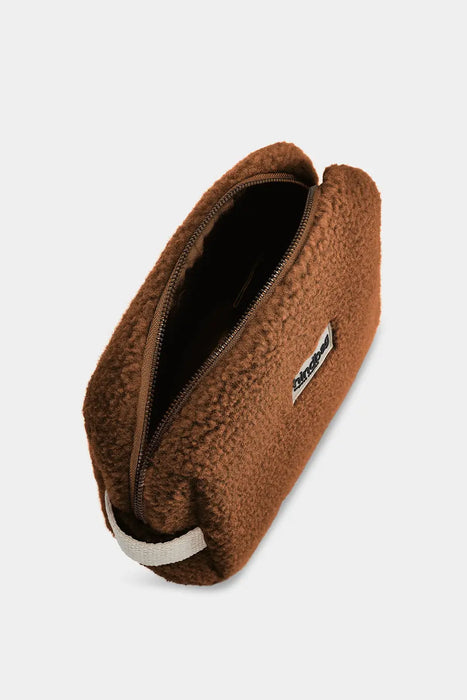 Trousse de toilette Leon Teddy Brun par HINDBAG • FROID, NEW
