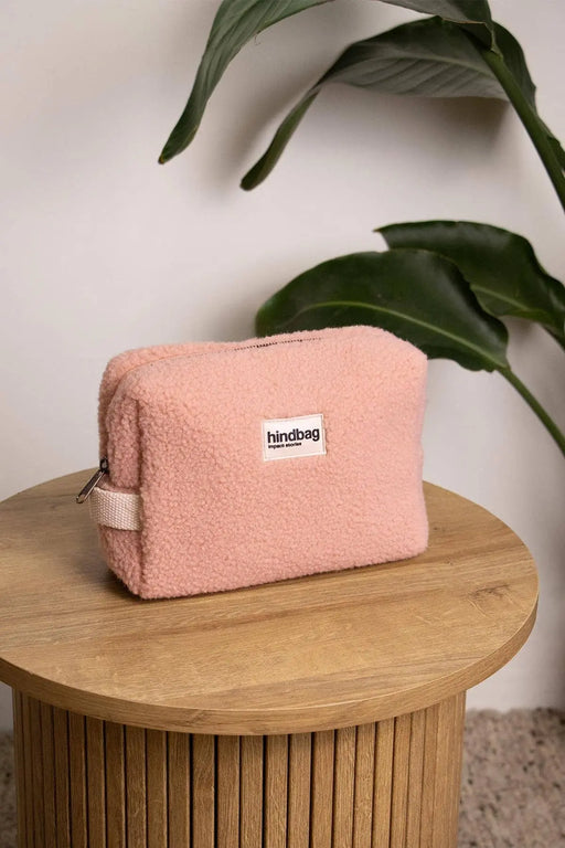 Trousse de toilette Leon - Teddy Rose Poudré par HINDBAG • NEW
