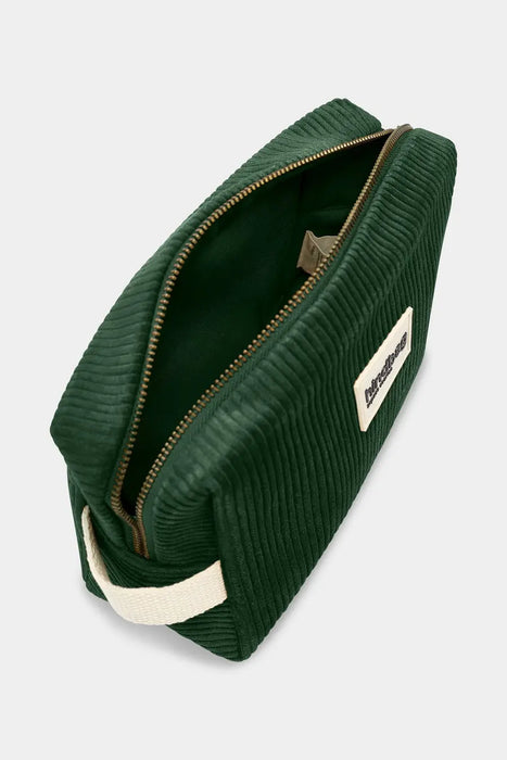 Trousse de toilette Leon Velours Sapin par HINDBAG • NEW
