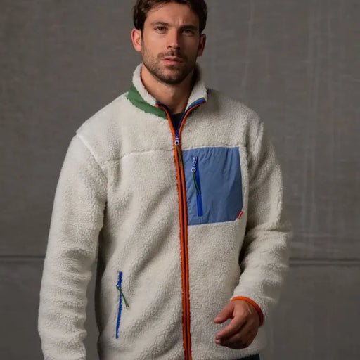 VESTE POLAIRE ZIPPEE SHERPAS par BILLYBELT • BACK TO SCHOOL, cocooning, couleurs, joyeux, made in