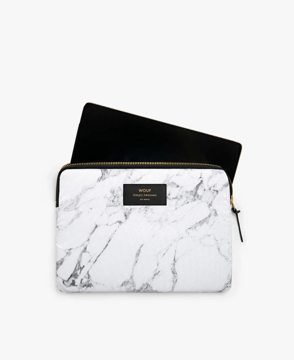 WHITE MARBLE IPAD MINI SLEEVE par WOUF • -30%, BACK TO SCHOOL, CHRISTMAS, importation_inventaire_2, 